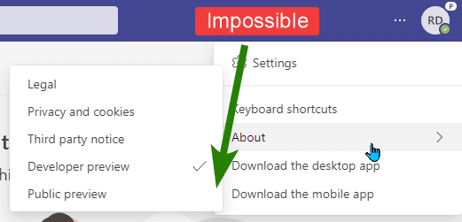 Impossible preview configuration